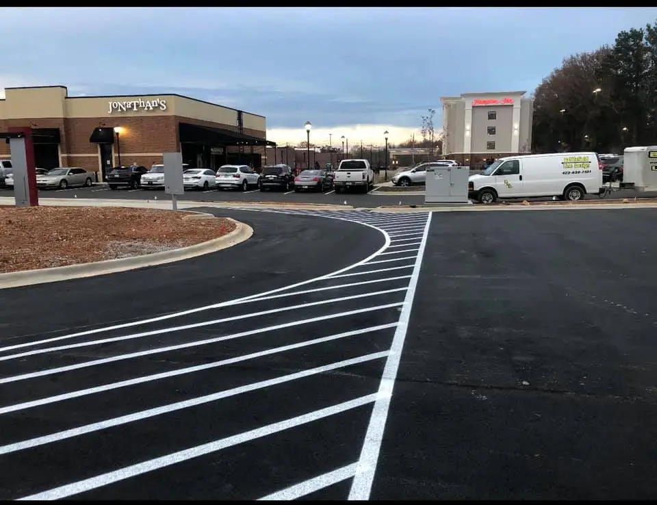 Drive-thru lane.