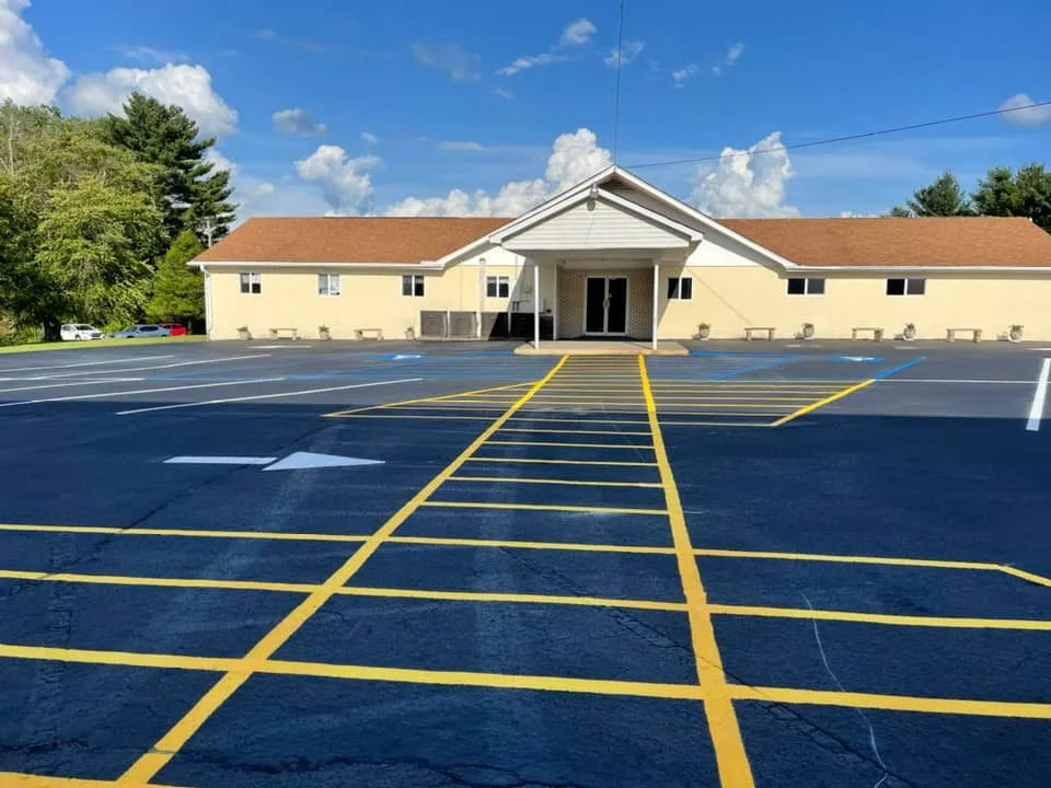 Church parking lot